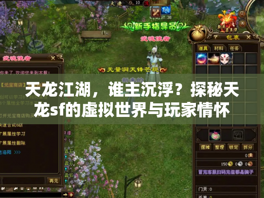 天龙江湖，谁主沉浮？探秘天龙sf的虚拟世界与玩家情怀