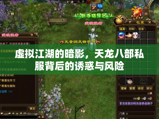 虚拟江湖的暗影，天龙八部私服背后的诱惑与风险