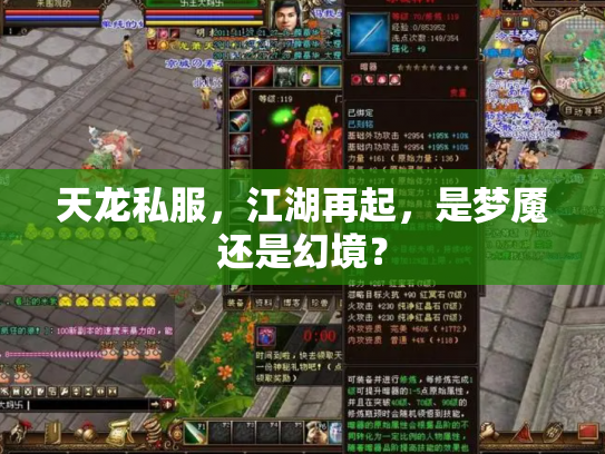 天龙私服，江湖再起，是梦魇还是幻境？