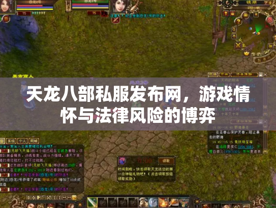 天龙八部私服发布网，游戏情怀与法律风险的博弈