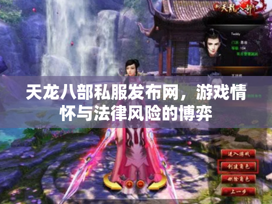 天龙八部私服发布网，游戏情怀与法律风险的博弈