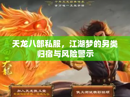 天龙八部私服，江湖梦的另类归宿与风险警示