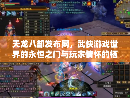 天龙八部发布网，武侠游戏世界的永恒之门与玩家情怀的栖息地