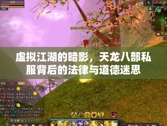 虚拟江湖的暗影，天龙八部私服背后的法律与道德迷思