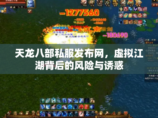 天龙八部私服发布网，虚拟江湖背后的风险与诱惑