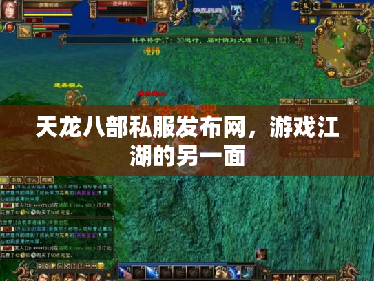 天龙八部私服发布网，游戏江湖的另一面