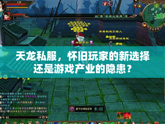 天龙私服，怀旧玩家的新选择还是游戏产业的隐患？