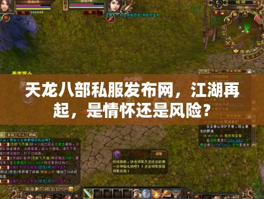 天龙八部私服发布网，江湖再起，是情怀还是风险？