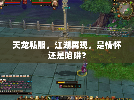 天龙私服，江湖再现，是情怀还是陷阱？