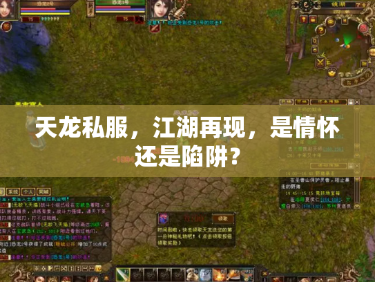 天龙私服，江湖再现，是情怀还是陷阱？