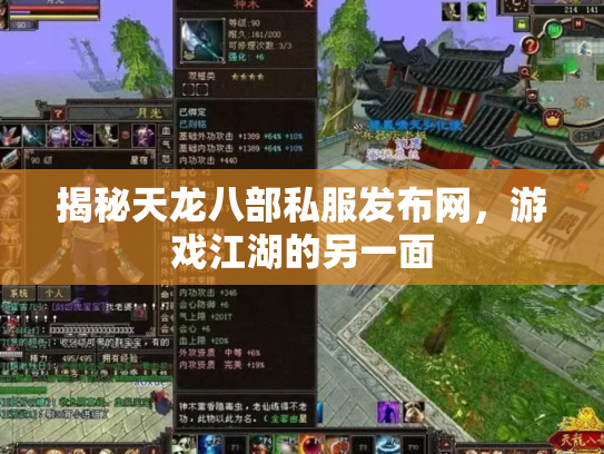 揭秘天龙八部私服发布网，游戏江湖的另一面