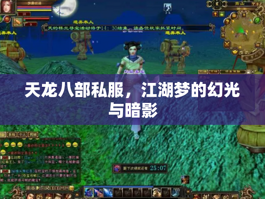 天龙八部私服，江湖梦的幻光与暗影
