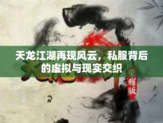 天龙江湖再现风云，私服背后的虚拟与现实交织