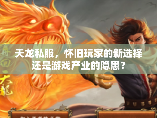 天龙私服，怀旧玩家的新选择还是游戏产业的隐患？