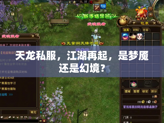 天龙私服，江湖再起，是梦魇还是幻境？