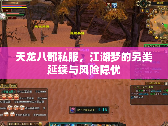 天龙八部私服，江湖梦的另类延续与风险隐忧