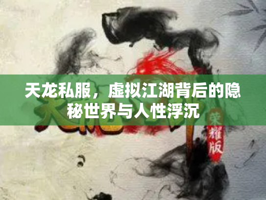 天龙私服，虚拟江湖背后的隐秘世界与人性浮沉