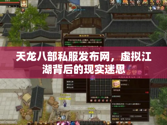 天龙八部私服发布网，虚拟江湖背后的现实迷思