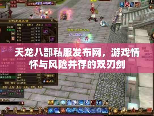 天龙八部私服发布网，游戏情怀与风险并存的双刃剑