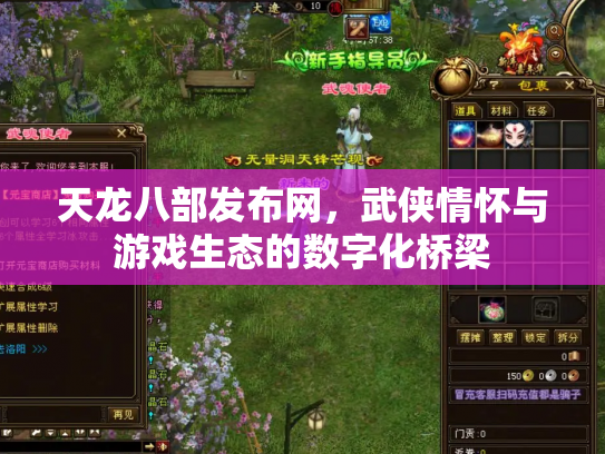 天龙八部发布网，武侠情怀与游戏生态的数字化桥梁