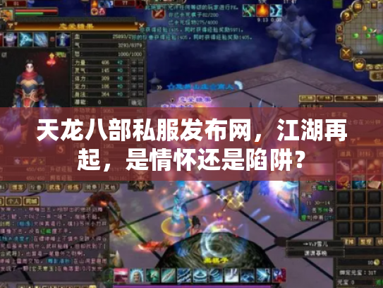 天龙八部私服发布网，江湖再起，是情怀还是陷阱？