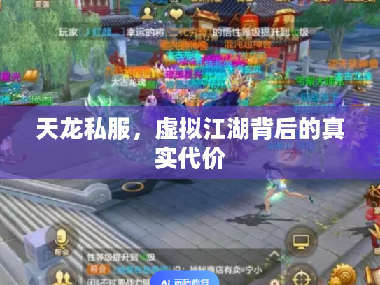 天龙私服，虚拟江湖背后的真实代价