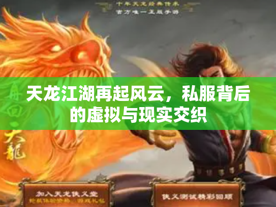 天龙江湖再起风云，私服背后的虚拟与现实交织