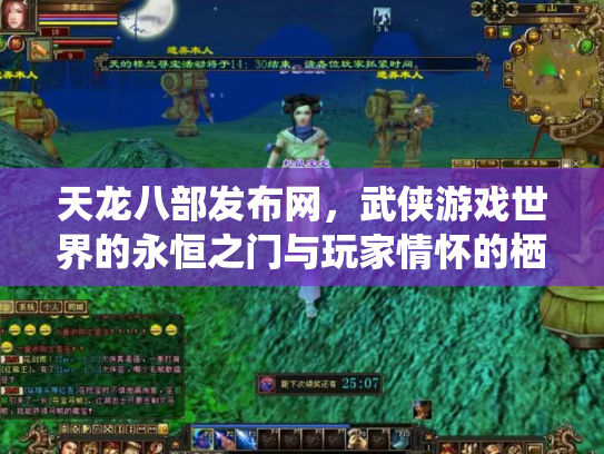 天龙八部发布网，武侠游戏世界的永恒之门与玩家情怀的栖息地