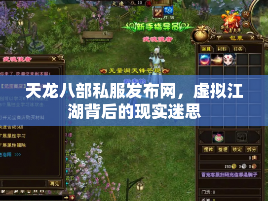 天龙八部私服发布网，虚拟江湖背后的现实迷思