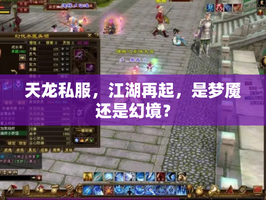 天龙私服，江湖再起，是梦魇还是幻境？