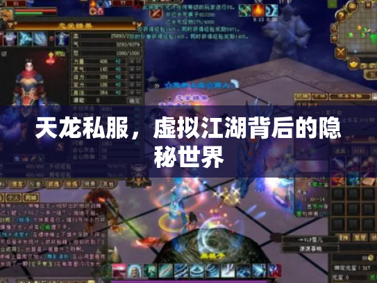 天龙私服，虚拟江湖背后的隐秘世界
