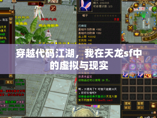 穿越代码江湖，我在天龙sf中的虚拟与现实