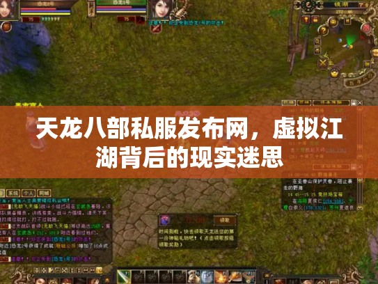 天龙八部私服发布网，虚拟江湖背后的现实迷思