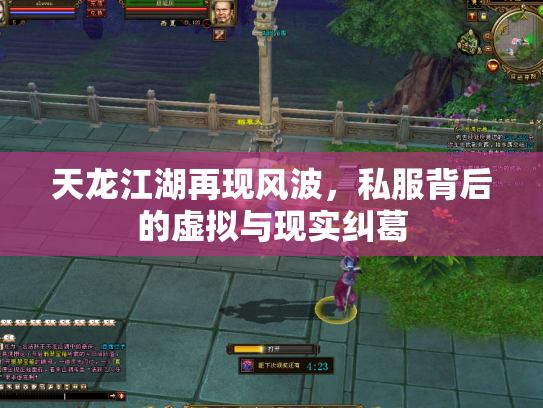 天龙江湖再现风波，私服背后的虚拟与现实纠葛