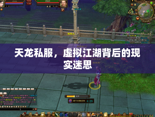 天龙私服，虚拟江湖背后的现实迷思