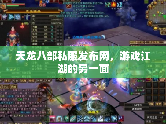 天龙八部私服发布网，游戏江湖的另一面