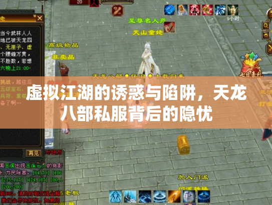 虚拟江湖的诱惑与陷阱，天龙八部私服背后的隐忧