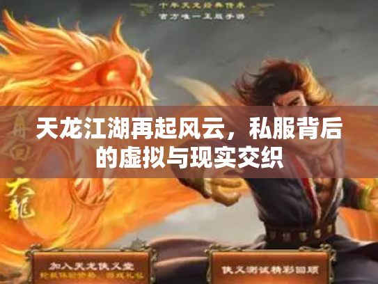 天龙江湖再起风云，私服背后的虚拟与现实交织