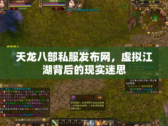天龙八部私服发布网，虚拟江湖背后的现实迷思
