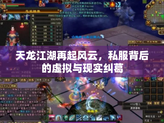 天龙江湖再起风云，私服背后的虚拟与现实纠葛