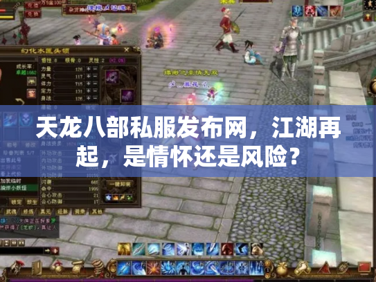 天龙八部私服发布网，江湖再起，是情怀还是风险？