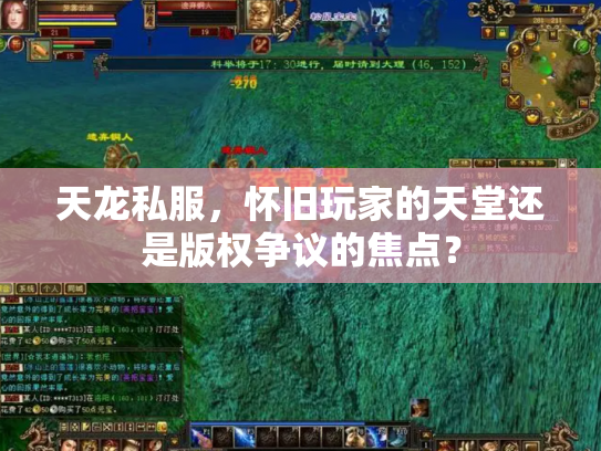 天龙私服，怀旧玩家的天堂还是版权争议的焦点？