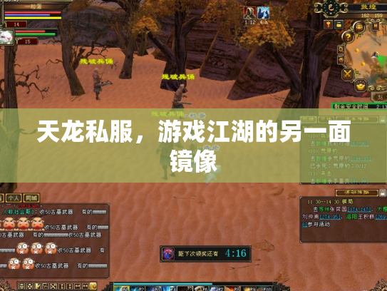 天龙私服，游戏江湖的另一面镜像
