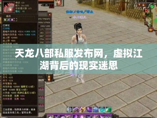 天龙八部私服发布网，虚拟江湖背后的现实迷思