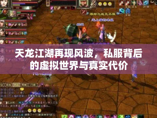 天龙江湖再现风波，私服背后的虚拟世界与真实代价