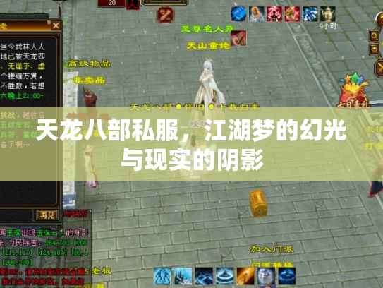天龙八部私服,江湖梦的幻光与现实的阴影 天龙八部私服,江湖梦的幻光与现实的阴影
