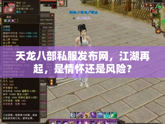 天龙八部私服发布网，江湖再起，是情怀还是风险？