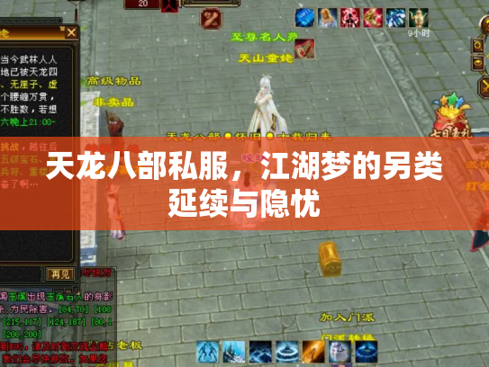 天龙八部私服，江湖梦的另类延续与隐忧