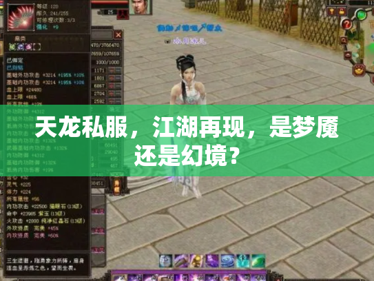 天龙私服，江湖再现，是梦魇还是幻境？