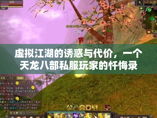 虚拟江湖的诱惑与代价，一个天龙八部私服玩家的忏悔录